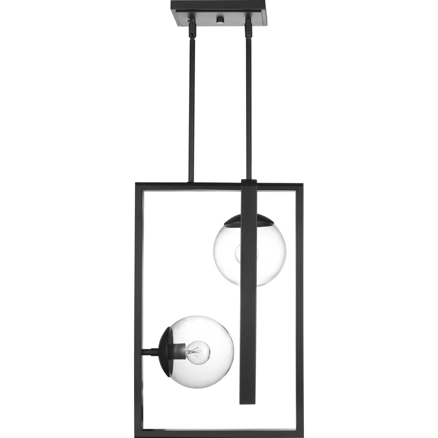 Progress Lighting - P500284-031 - Two Light Pendant - Atwell - Black