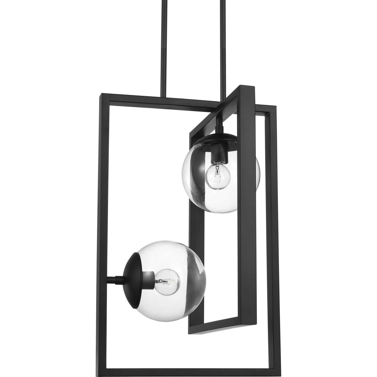 Progress Lighting - P500284-031 - Two Light Pendant - Atwell - Black