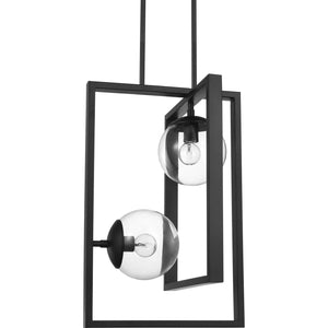 Progress Lighting - P500284-031 - Two Light Pendant - Atwell - Black