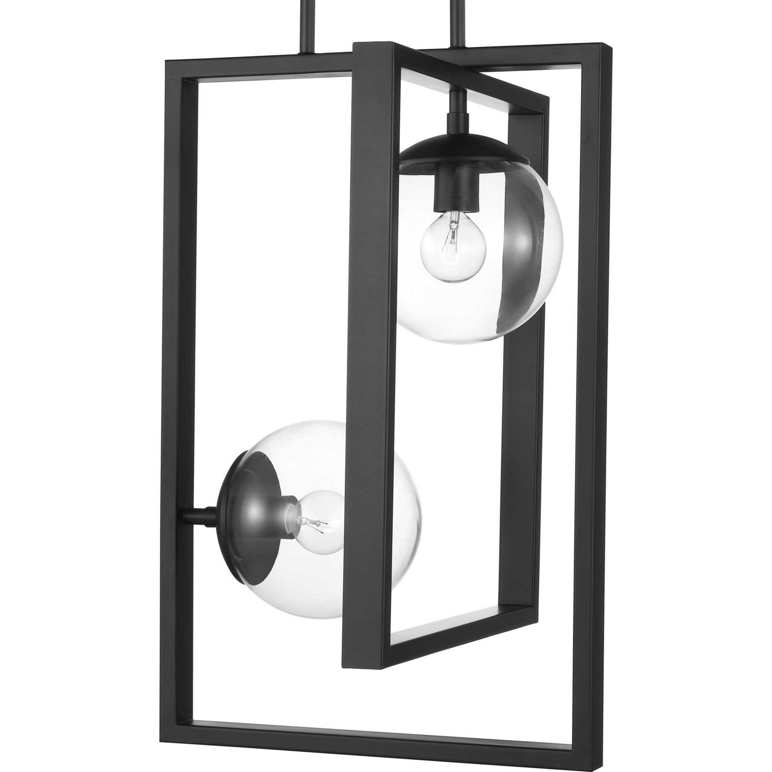 Progress Lighting - P500284-031 - Two Light Pendant - Atwell - Black