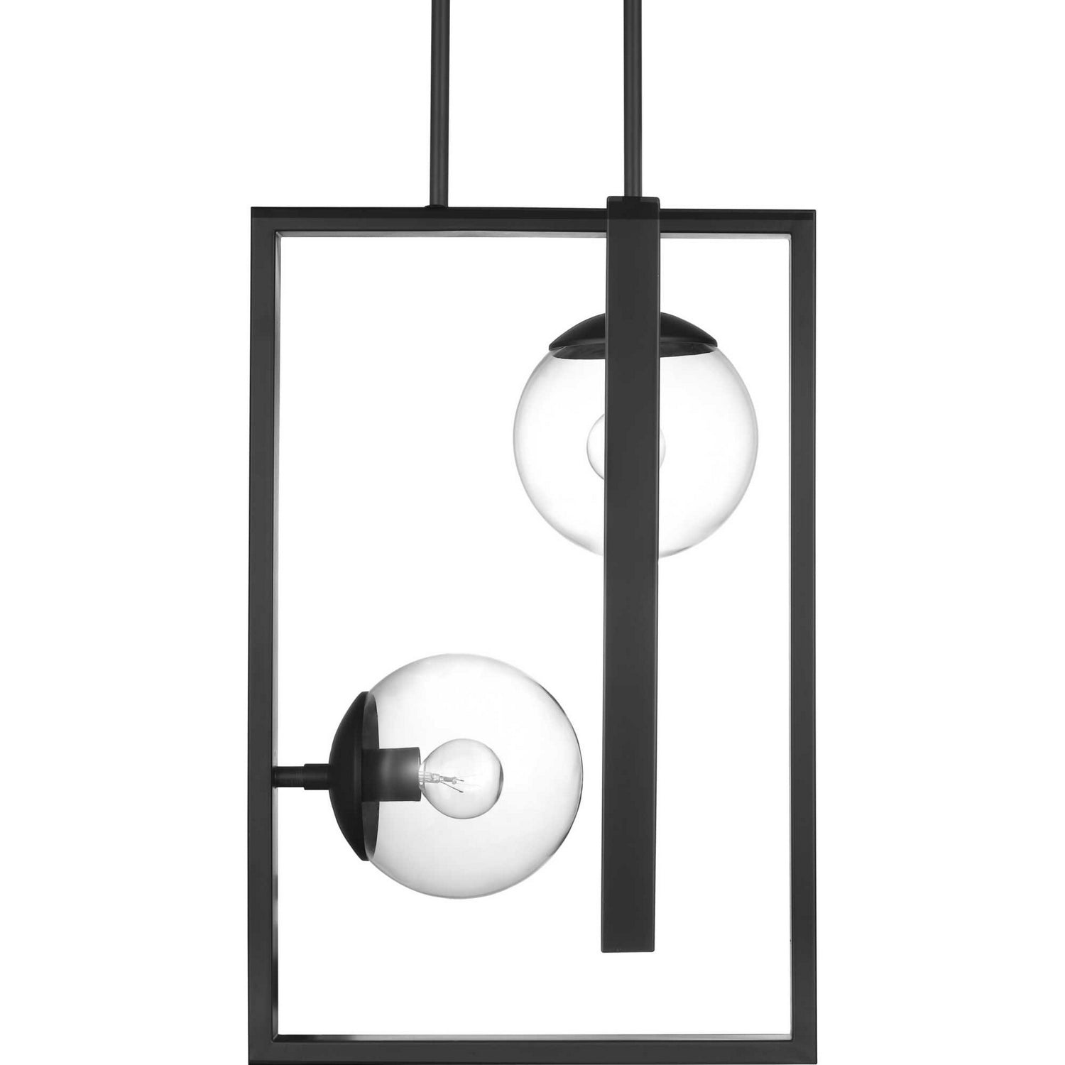 Progress Lighting - P500284-031 - Two Light Pendant - Atwell - Black