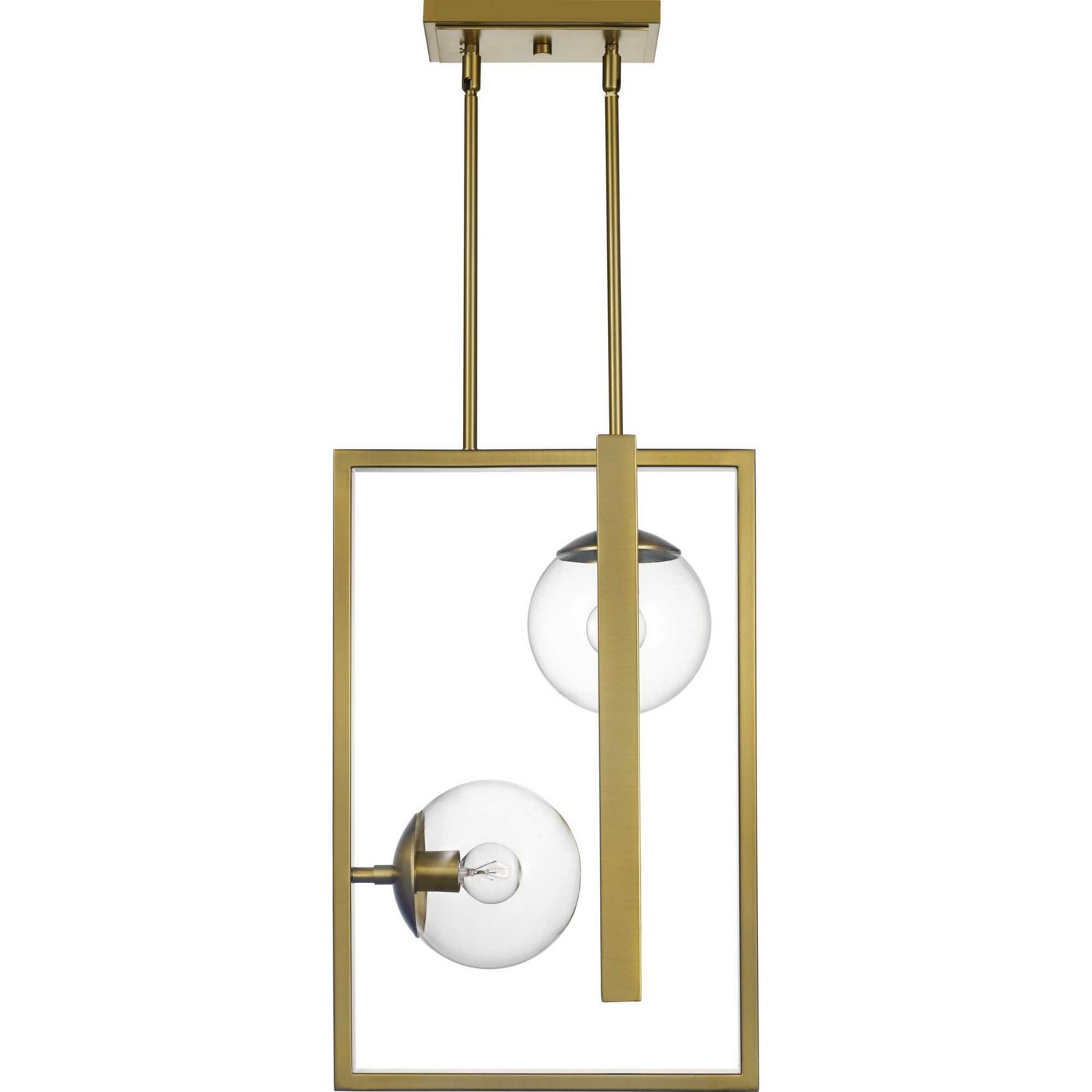 Progress Lighting - P500284-109 - Two Light Pendant - Atwell - Brushed Bronze