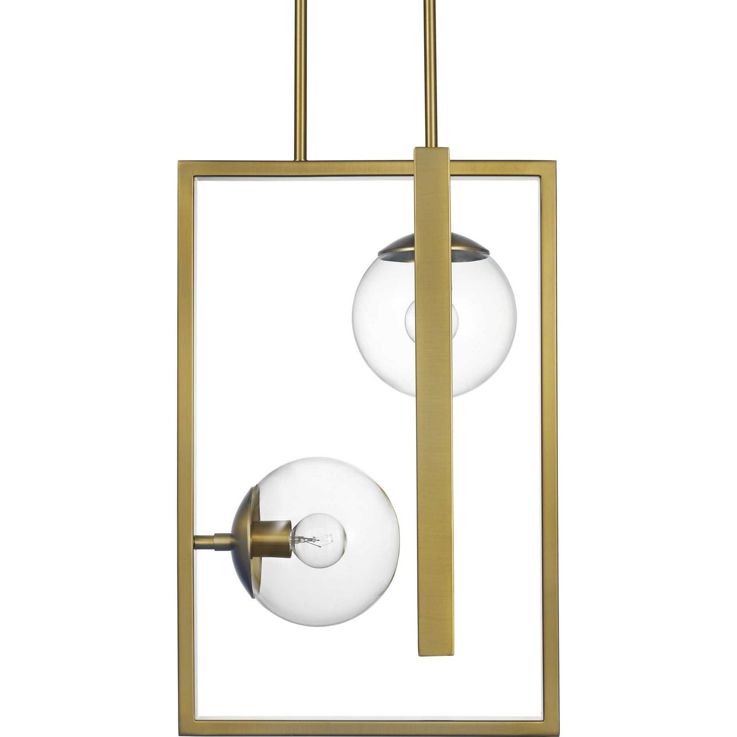 Progress Lighting - P500284-109 - Two Light Pendant - Atwell - Brushed Bronze