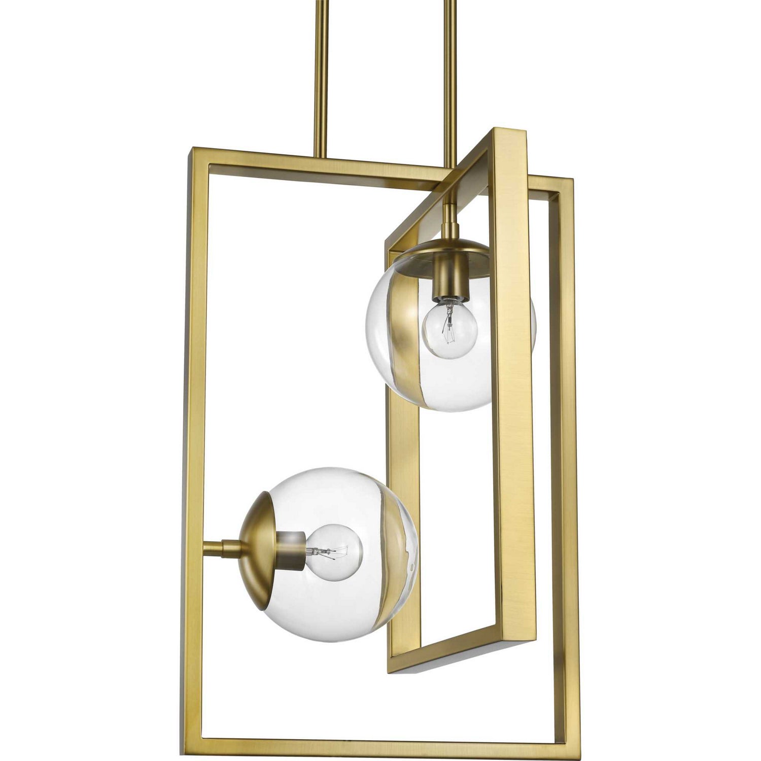 Progress Lighting - P500284-109 - Two Light Pendant - Atwell - Brushed Bronze