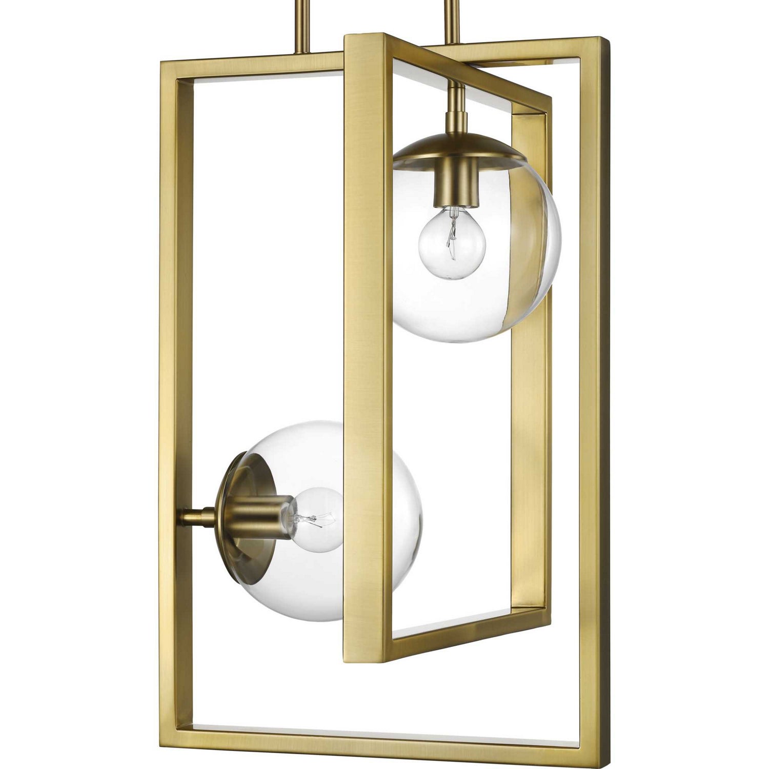 Progress Lighting - P500284-109 - Two Light Pendant - Atwell - Brushed Bronze