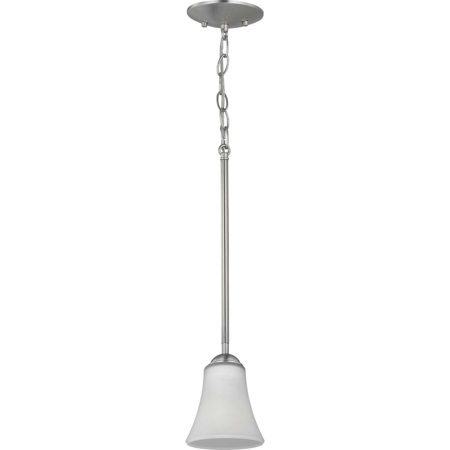 Progress Lighting - P500288-009 - One Light Pendant - Classic - Brushed Nickel