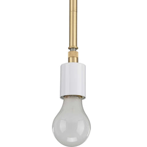 Progress Lighting - P5198-12 - One Light Pendant - Markor - Satin Brass