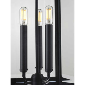 Progress Lighting - P550004-031 - Three Light Hanging Lantern - Gibbes Street - Black