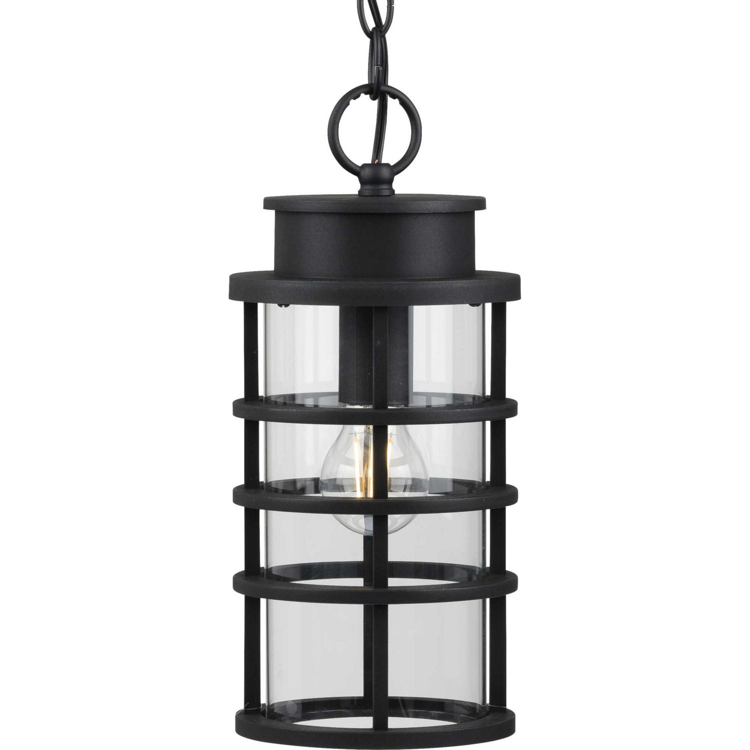 Progress Lighting - P550061-031 - One Light Hanging Lantern - Port Royal - Black