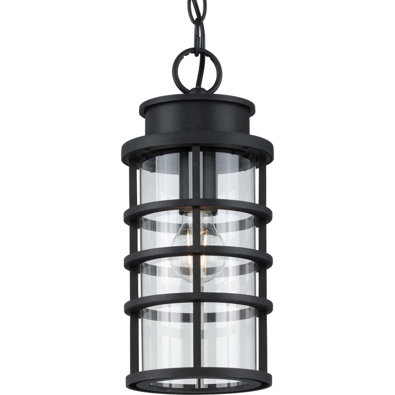 Progress Lighting - P550061-031 - One Light Hanging Lantern - Port Royal - Black