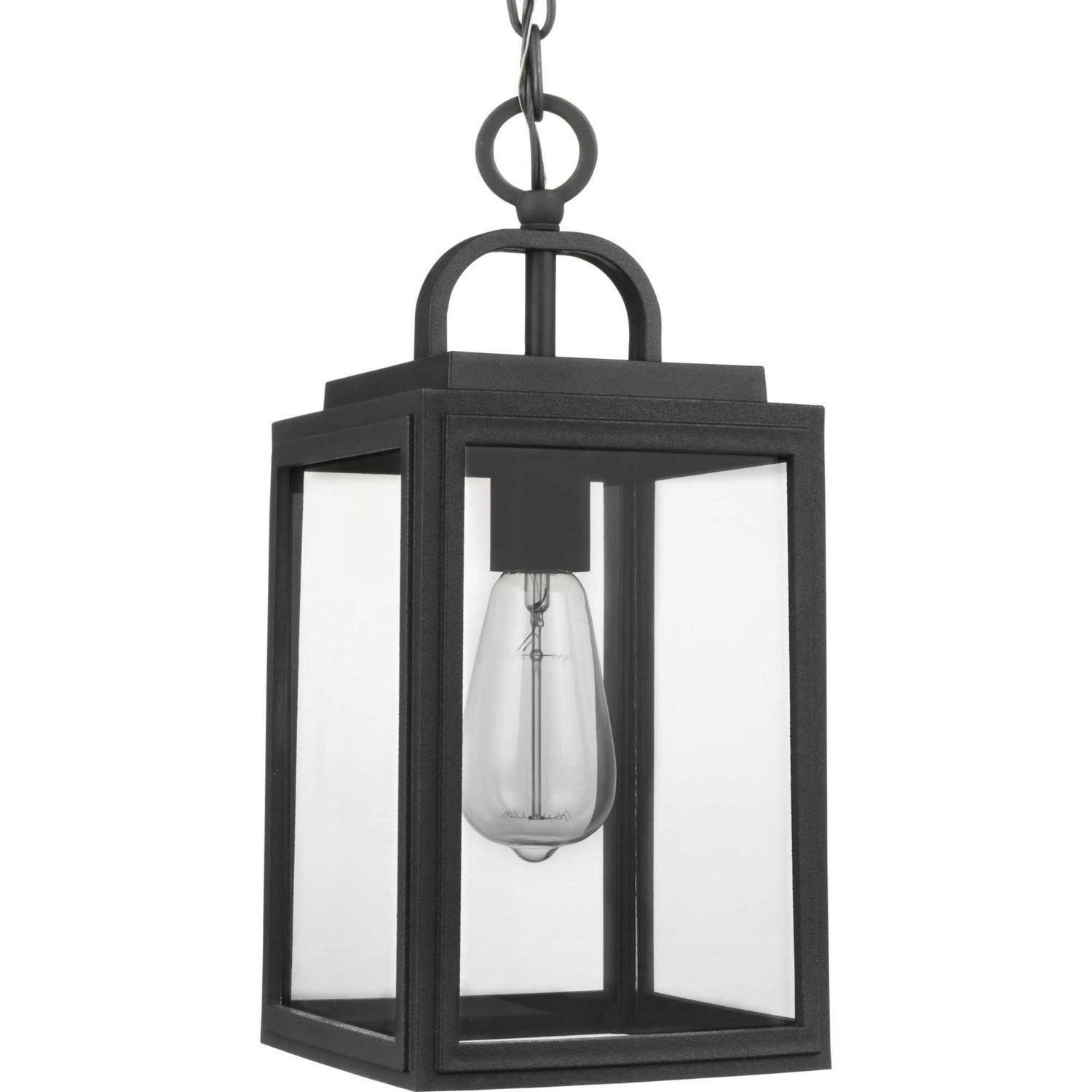 Progress Lighting - P550064-031 - One Light Hanging Lantern - Grandbury - Black