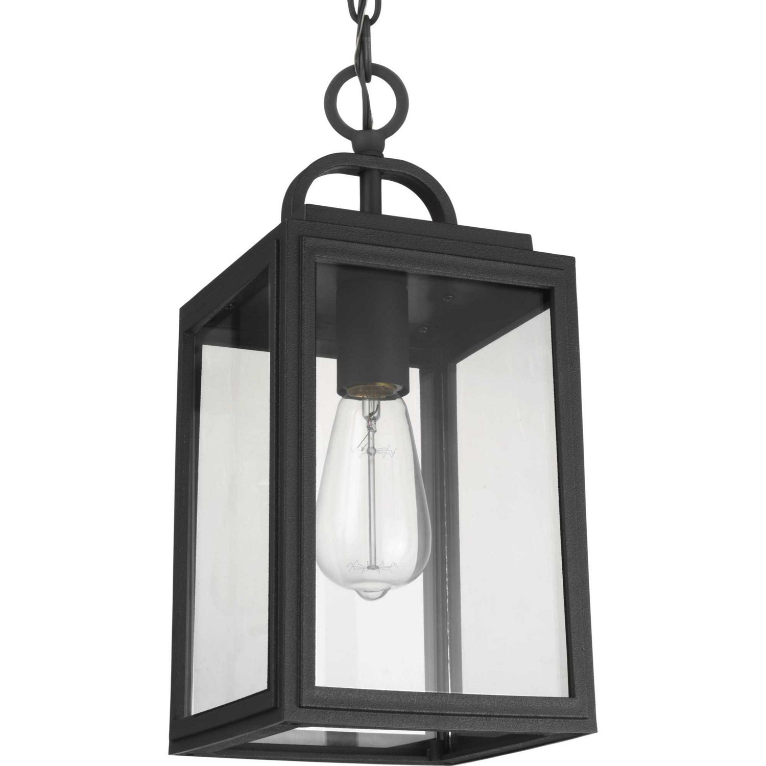 Progress Lighting - P550064-031 - One Light Hanging Lantern - Grandbury - Black