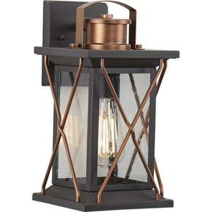 Progress Lighting - P560156-020 - One Light Wall Lantern - Barlowe - Antique Bronze