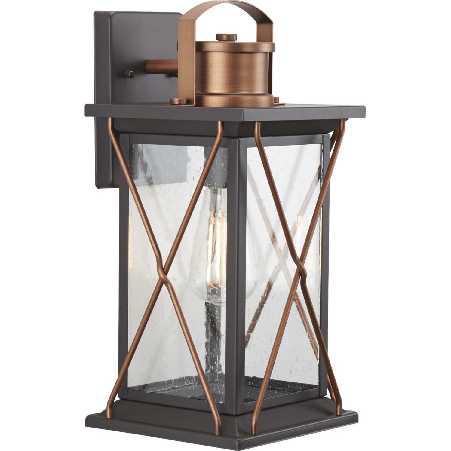 Progress Lighting - P560157-020 - One Light Wall Lantern - Barlowe - Antique Bronze