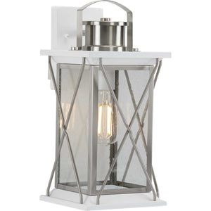 Progress Lighting - P560157-135 - One Light Wall Lantern - Barlowe - Stainless Steel