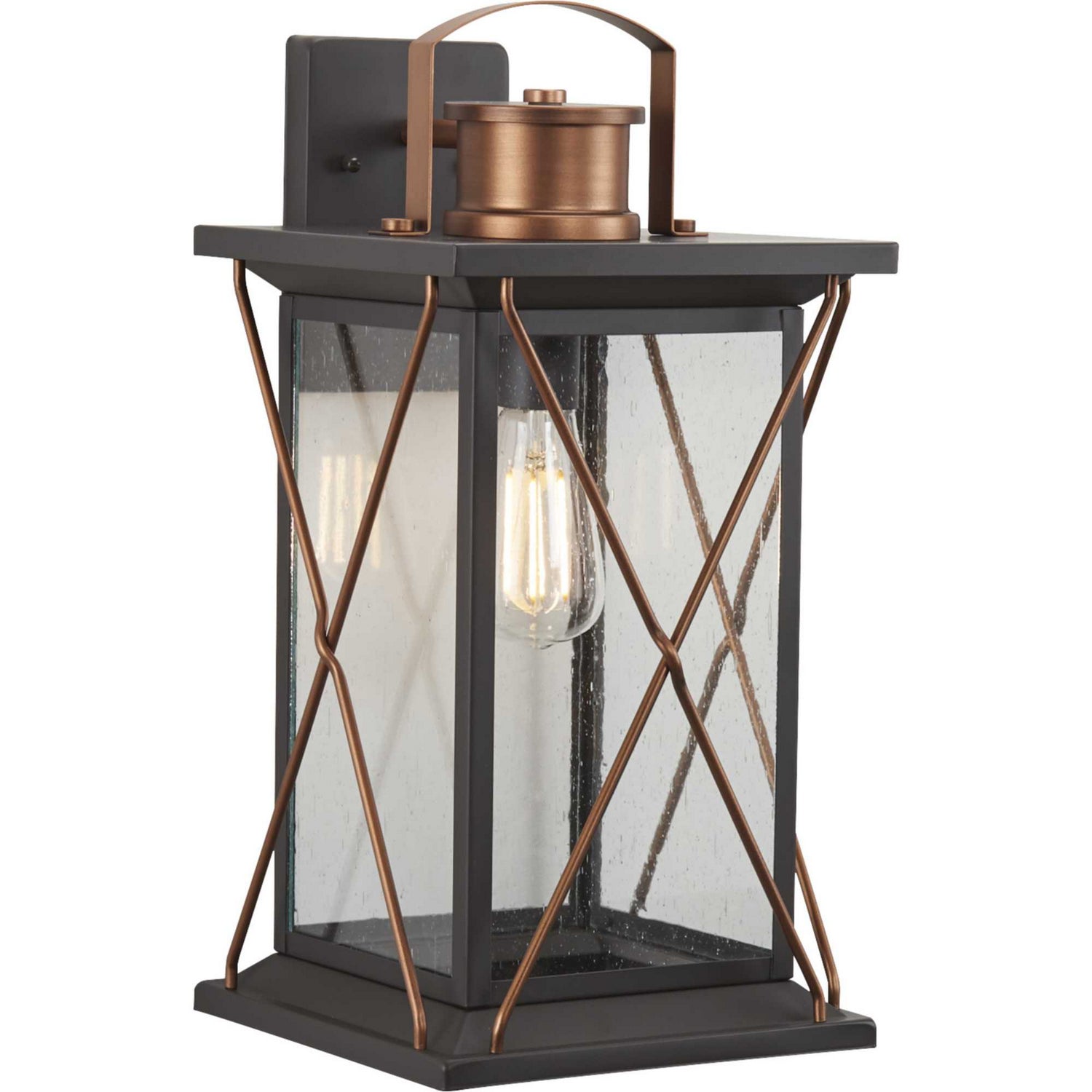 Progress Lighting - P560158-020 - One Light Wall Lantern - Barlowe - Antique Bronze