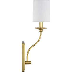 Progress Lighting - P710018-012 - One Light Wall Sconce - Bonita - Satin Brass