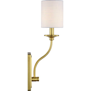 Progress Lighting - P710018-012 - One Light Wall Sconce - Bonita - Satin Brass