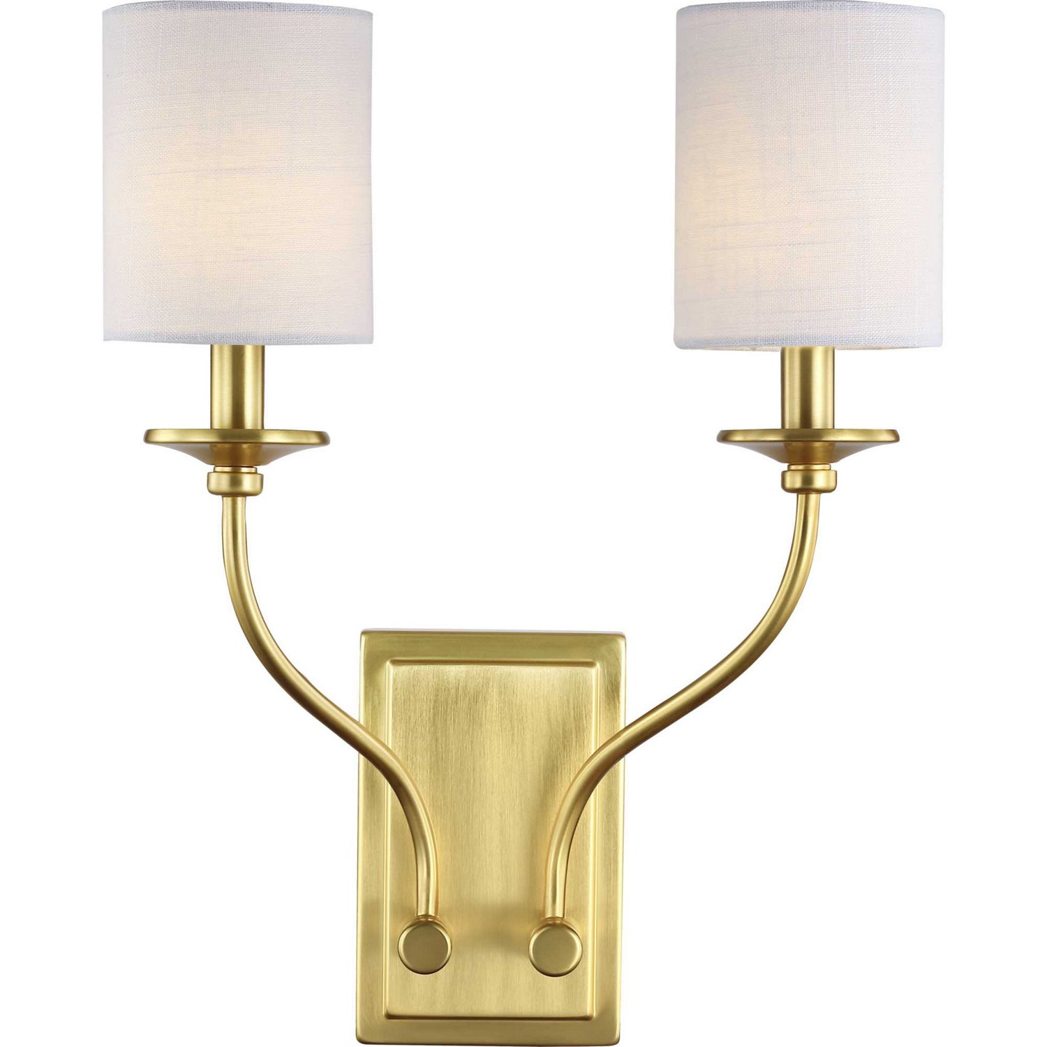 Progress Lighting - P710019-012 - Two Light Wall Sconce - Bonita - Satin Brass