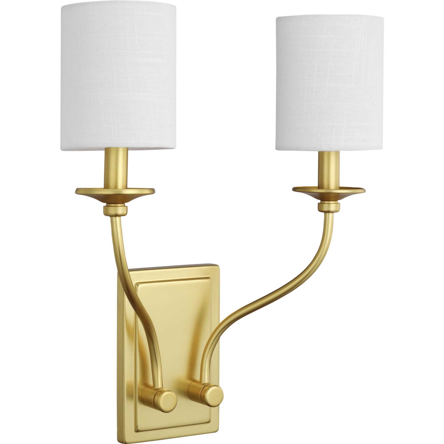 Progress Lighting - P710019-012 - Two Light Wall Sconce - Bonita - Satin Brass