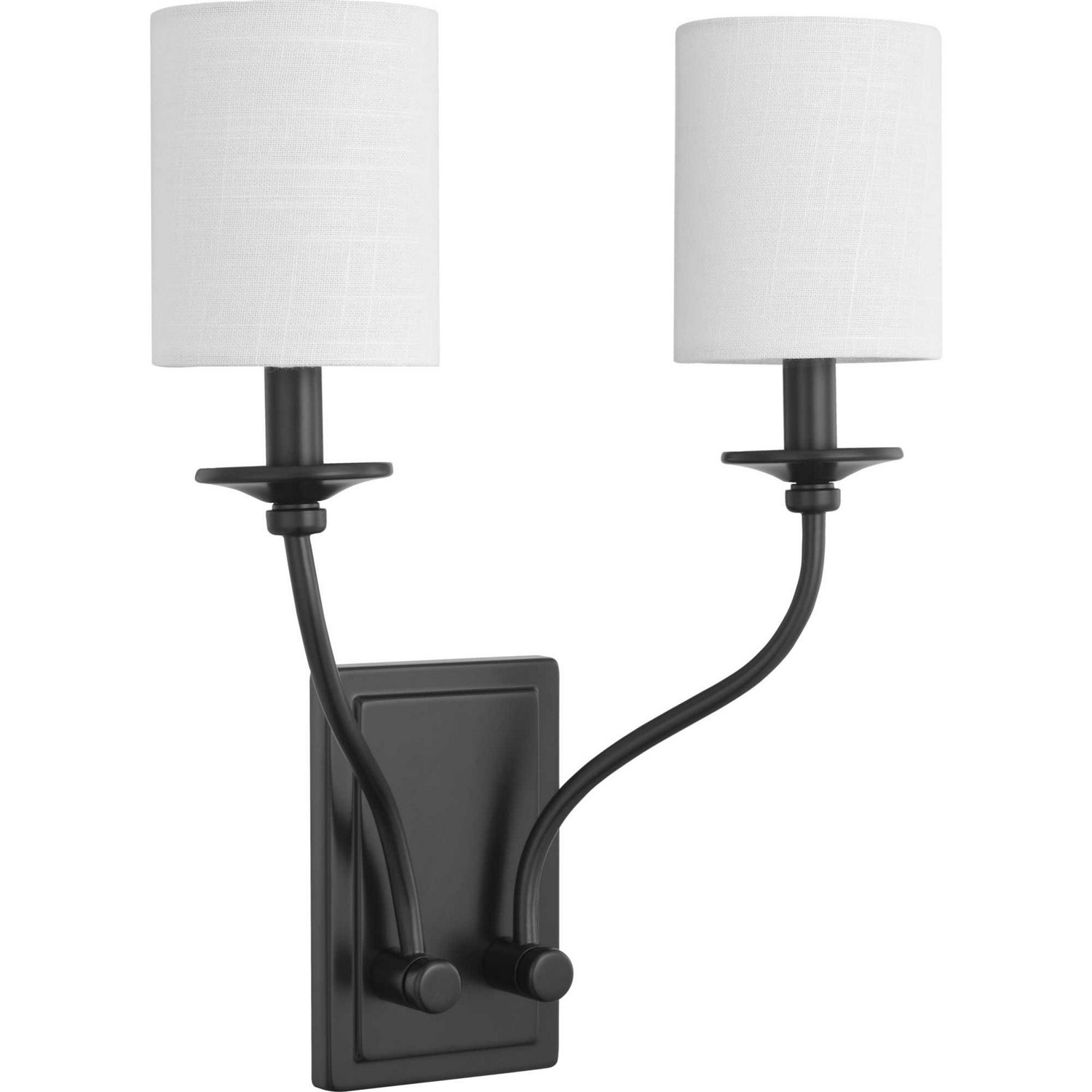 Progress Lighting - P710019-031 - Two Light Wall Sconce - Bonita - Black