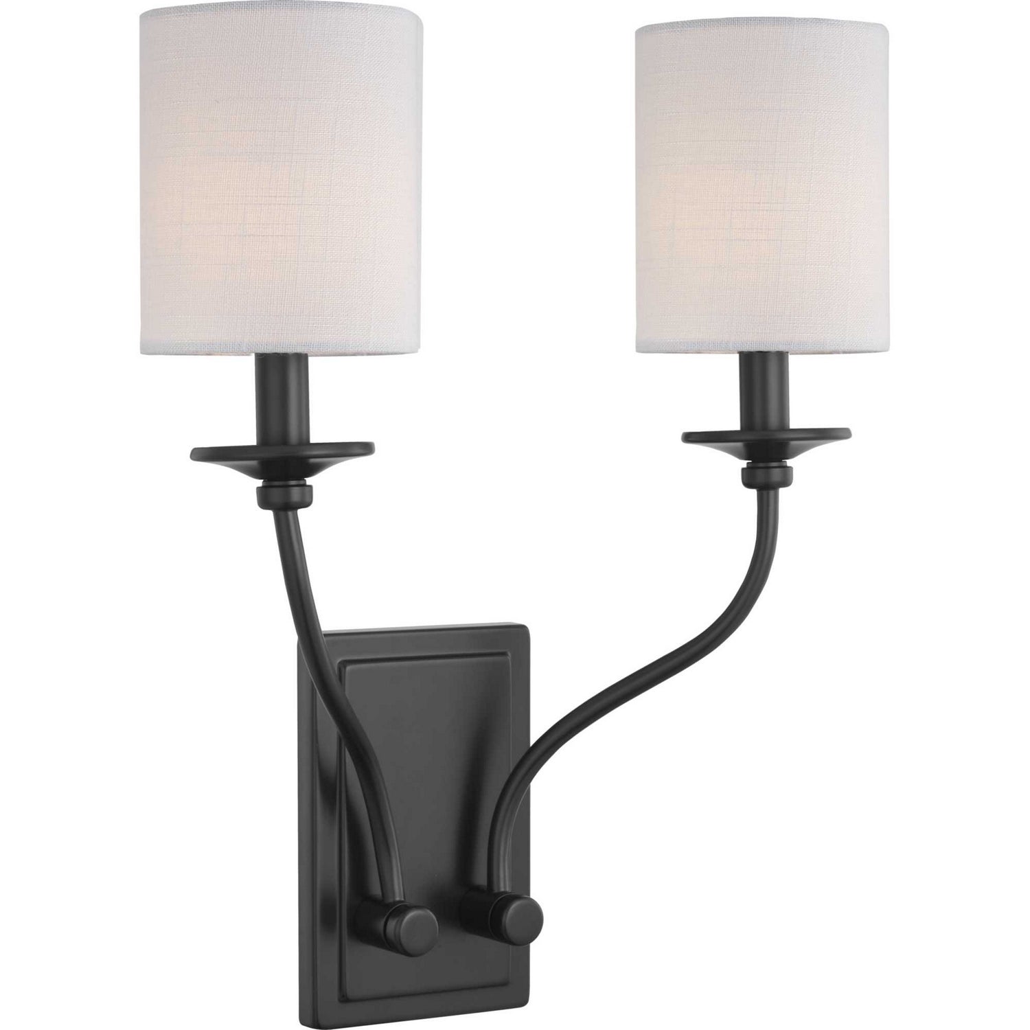 Progress Lighting - P710019-031 - Two Light Wall Sconce - Bonita - Black