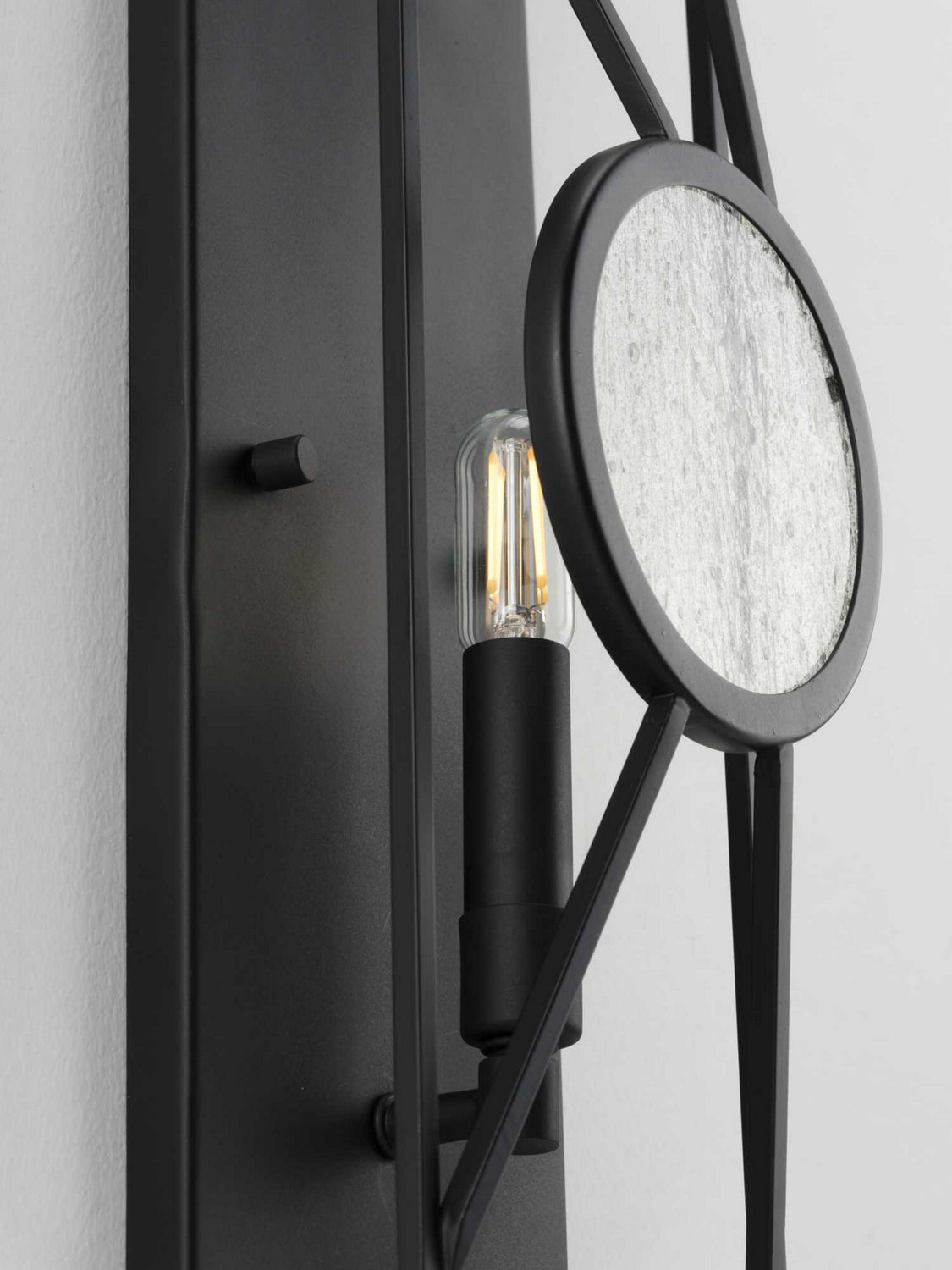 Progress Lighting - P710076-031 - One Light Wall Sconce - Cumberland - Black