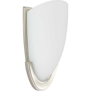 Progress Lighting - P710079-009-30 - LED Wall Bracket - LED Etched Glass Sconce - Brushed Nickel