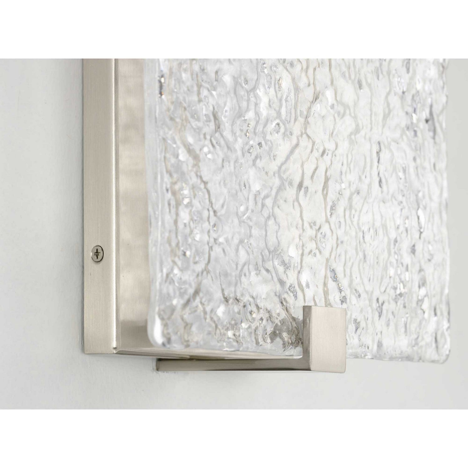 Progress Lighting - P710080-009-30 - LED Wall Sconce - Led Stone Glass - Brushed Nickel