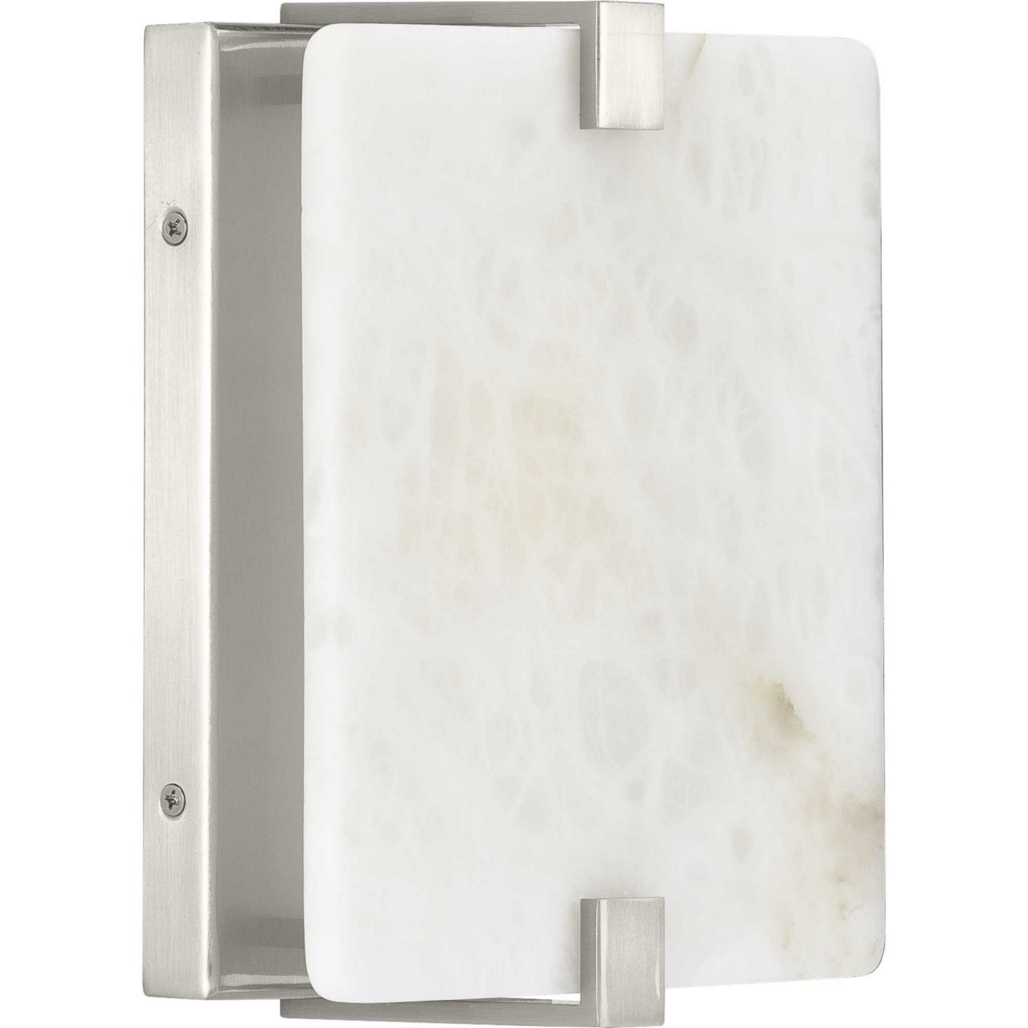 Progress Lighting - P710081-009-30 - LED Wall Sconce - Led Alabaster Stone - Brushed Nickel