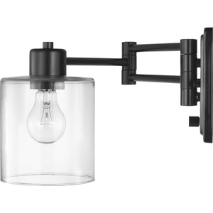 Progress Lighting - P710086-031 - One Light Swing Arm Wall Lamp - Milner - Black