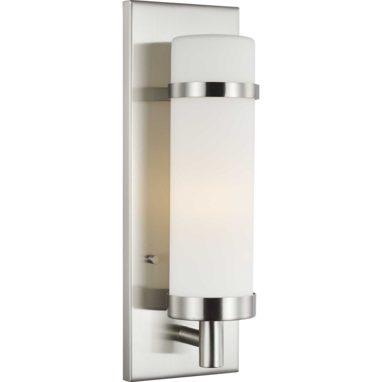 Progress Lighting - P710087-009 - One Light Wall Sconce - Hartwick - Brushed Nickel