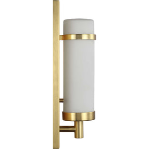 Progress Lighting - P710087-012 - One Light Wall Sconce - Hartwick - Satin Brass