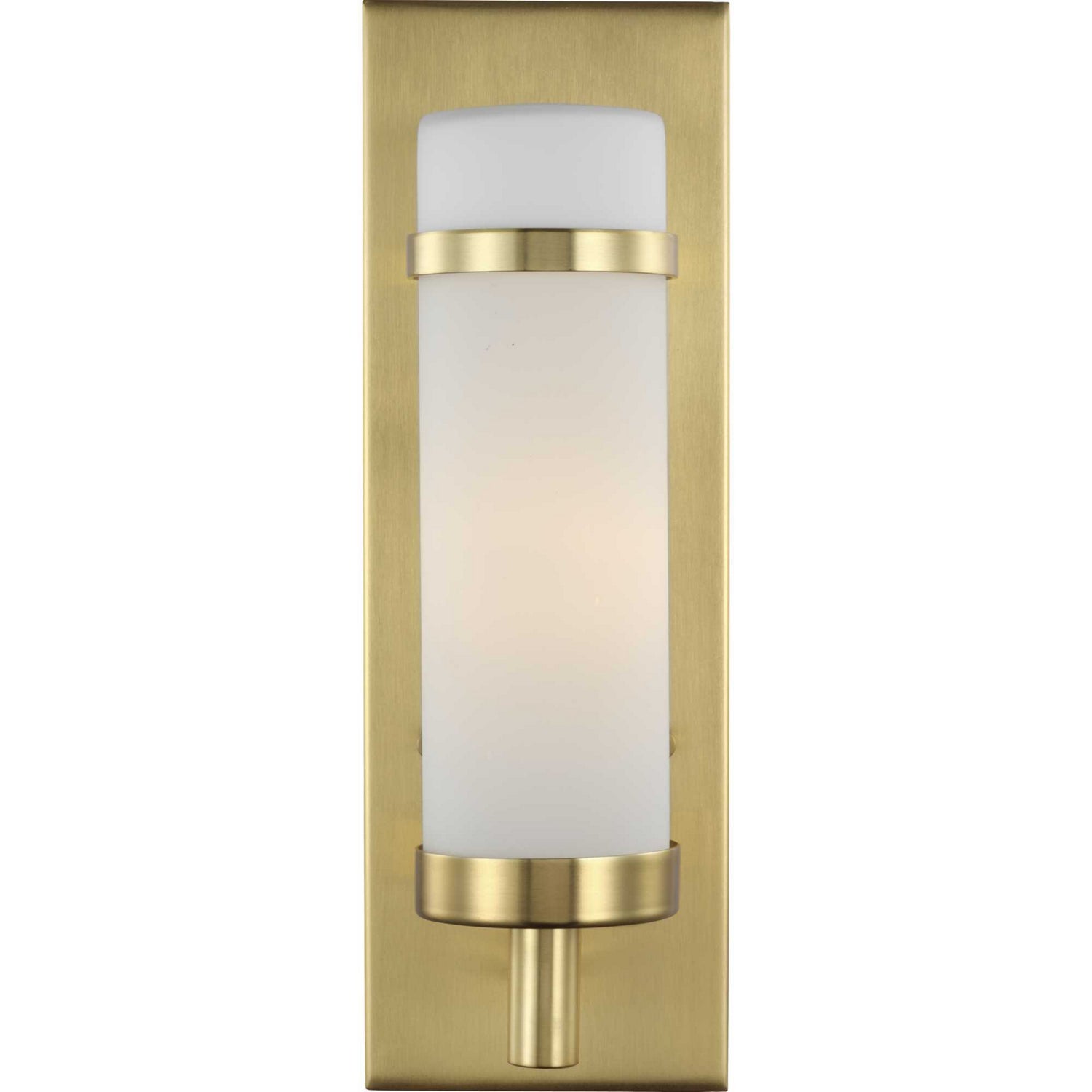 Progress Lighting - P710087-012 - One Light Wall Sconce - Hartwick - Satin Brass