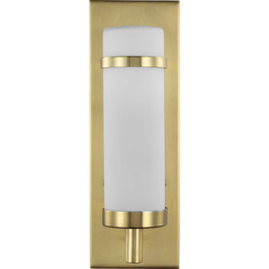 Progress Lighting - P710087-012 - One Light Wall Sconce - Hartwick - Satin Brass