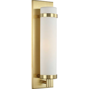 Progress Lighting - P710088-012 - One Light Wall Sconce - Hartwick - Satin Brass