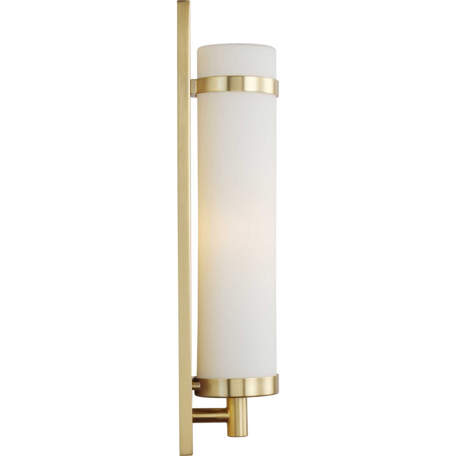 Progress Lighting - P710088-012 - One Light Wall Sconce - Hartwick - Satin Brass