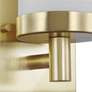 Progress Lighting - P710088-012 - One Light Wall Sconce - Hartwick - Satin Brass