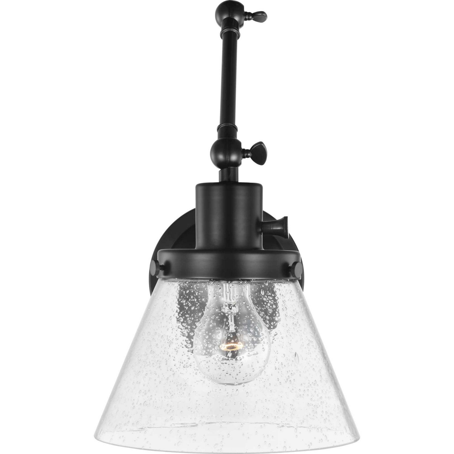 Progress Lighting - P710094-031 - One Light Swing Arm Wall Lamp - Hinton - Black