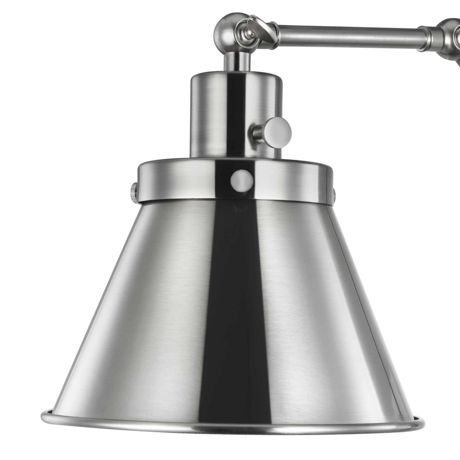 Progress Lighting - P710095-009 - One Light Swing Arm Wall Lamp - Hinton - Brushed Nickel