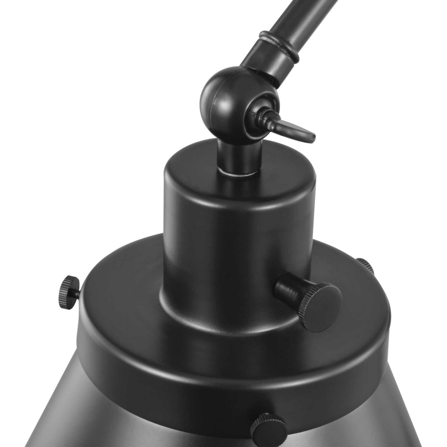 Progress Lighting - P710095-031 - One Light Swing Arm Wall Lamp - Hinton - Black