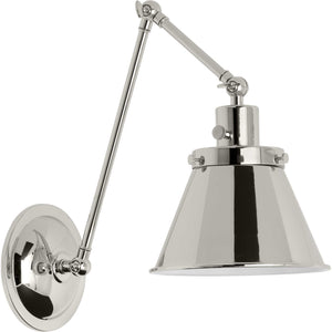 Progress Lighting - P710095-104 - One Light Swing Arm Wall Lamp - Hinton - Polished Nickel