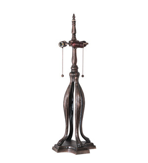 Meyda Tiffany - 109609 - Three Light Table Lamp - Tiffany Hanginghead Dragonfly - Mahogany Bronze