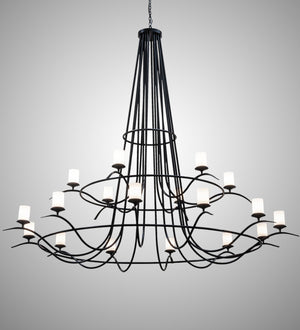 Meyda Tiffany - 222728 - 18 Light Chandelier - Octavia - Solar Black