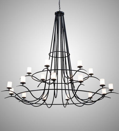 Meyda Tiffany - 222728 - 18 Light Chandelier - Octavia - Solar Black