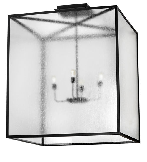 Meyda Tiffany - 222733 - LED Pendant - Kitzi Box - Flat Black