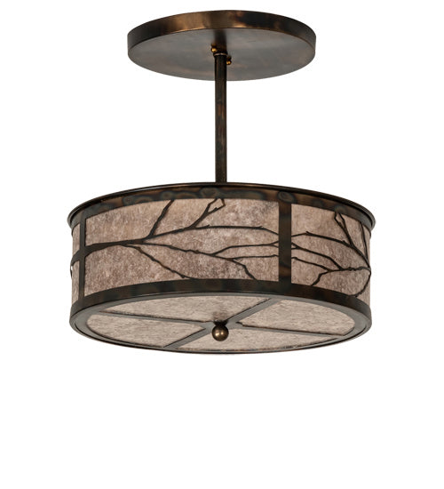 Meyda Tiffany - 225295 - Two Light Pendant - Branches - Dark Burnished Antique Copper