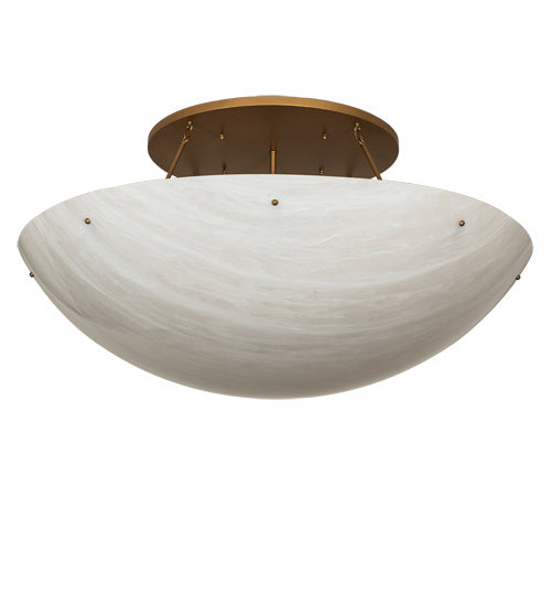 Meyda Tiffany - 227432 - 12 Light Flushmount - Artesia - Gold Metallic