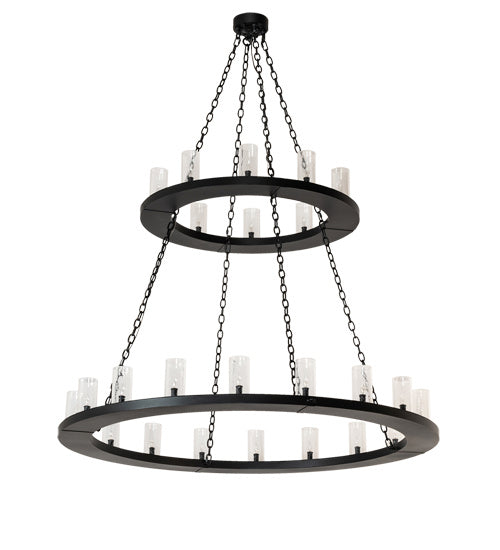 Meyda Tiffany - 229405 - LED Chandelier - Loxley - Textured Black