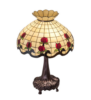 Meyda Tiffany - 230474 - Three Light Table Lamp - Roseborder